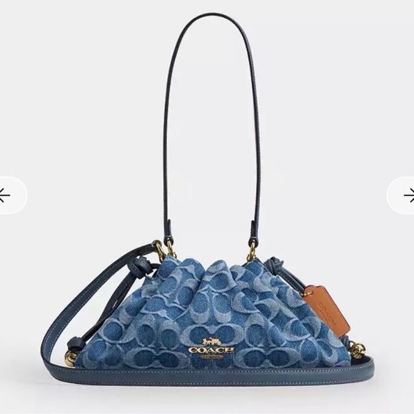 🩵 COACH Faye Denim Shoulder Bag 🩵 - Picture 3 of 8